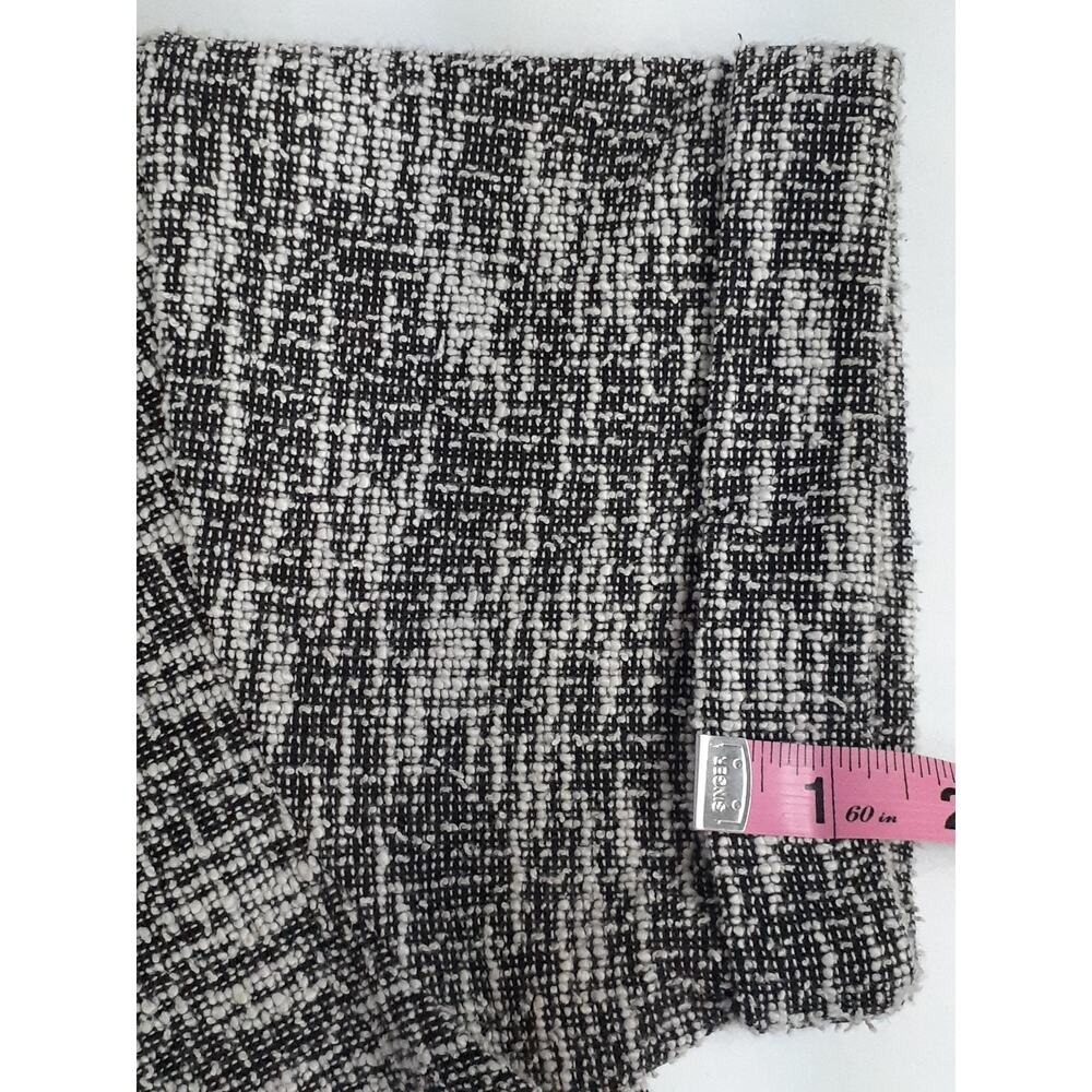 Maternity textured Knit Short Sleeve Top Black White Zip Back Casual Chic Size M - Picture 6 of 6